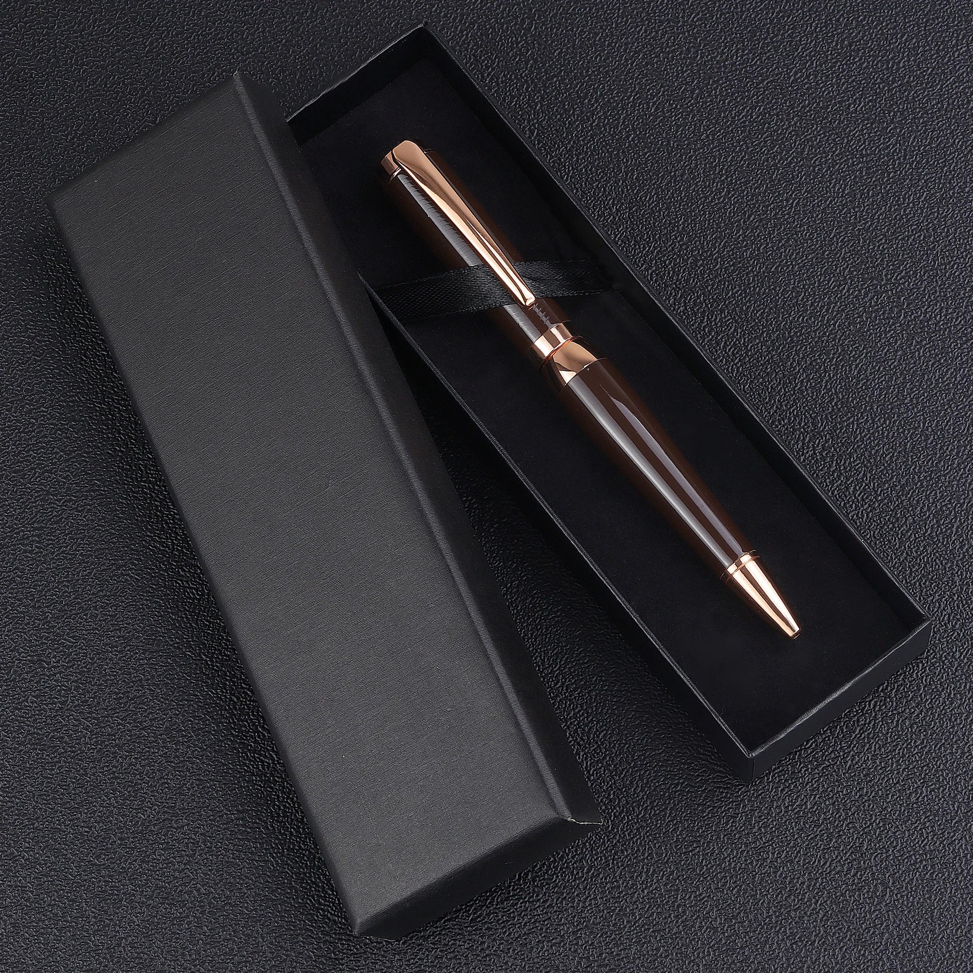 1 Of Luxury Fashion Style Ballpoint Pen Set - Black Ink, Strong Design, Perfect for Stylish Individuals, Ideal for Gifting