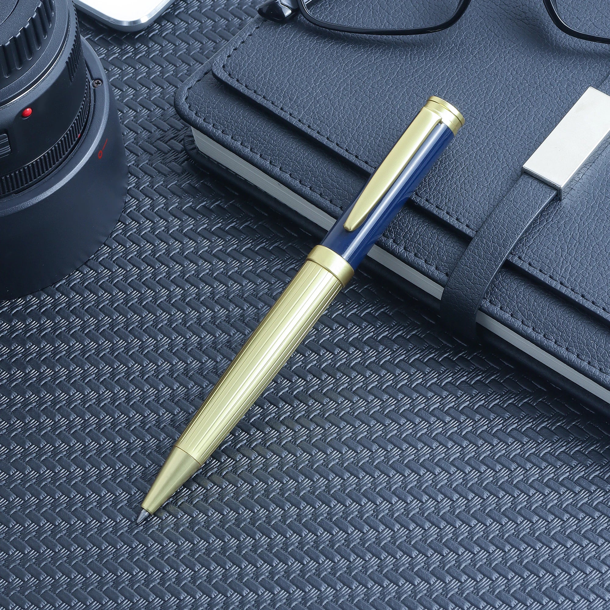 1PC High-Quality Multicolor Ballpoint Pen with Black Ink and Luxurious Design